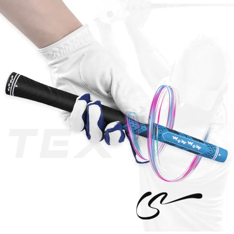 WOW WOW Golf Clubs Anti-Slip Rubber Grips Pole Protective Cover, Color: Green No Cotton Yarn