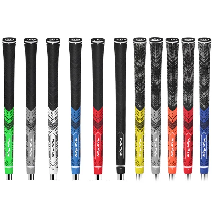 WOW WOW Golf Clubs Anti-Slip Rubber Grips Pole Protective Cover, Color: Green No Cotton Yarn