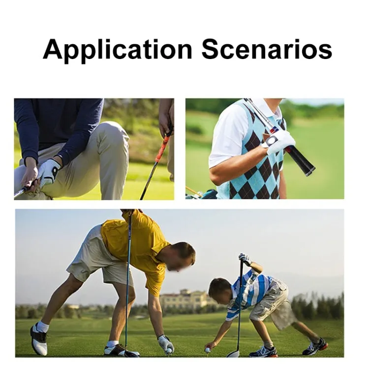 WOW WOW Golf Clubs Anti-Slip Rubber Grips Pole Protective Cover, Color: Green No Cotton Yarn